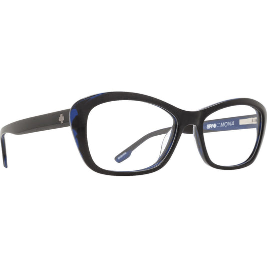 Spy Optics Eyeglass Frames Women's Mona 52 Black/blue Horn Eyeglasses