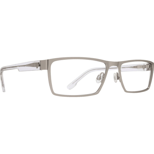Spy Optics Eyeglass Frames Women's Nelson 57 Matte Silver Crystal Eyeglasses
