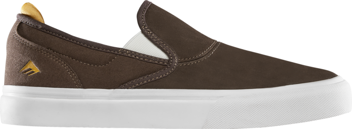 Emerica Mens Wino G6 Slip-On Brown Tan Shoes