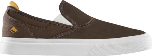 Emerica Mens Wino G6 Slip-On Brown Tan Shoes