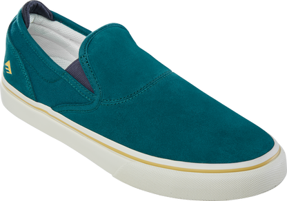 Emerica Mens Wino G6 Slip-On Dark Green Shoes