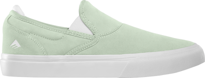 Emerica Mens Wino G6 Slip-On Light Green Shoes