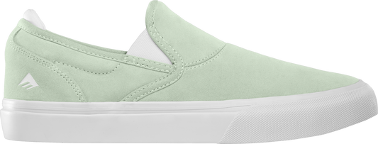 Emerica Mens Wino G6 Slip-On Light Green Shoes