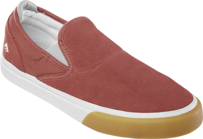 Emerica Mens Wino G6 Slip-On Burgundy Gum Shoes