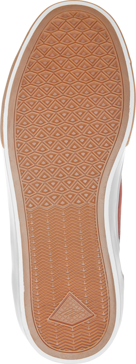 Emerica Mens Wino G6 Slip-On Burgundy Gum Shoes