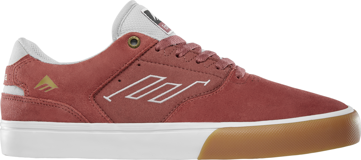 Emerica Mens Low Vulc Burgundy Shoes