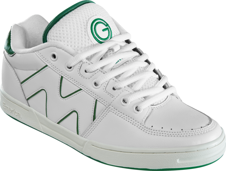 Emerica Mens Og-1 White Green Shoes