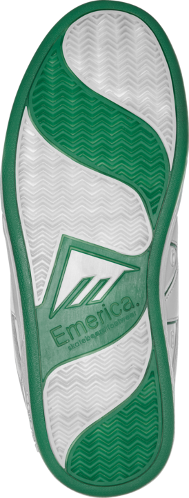 Emerica Mens Og-1 White Green Shoes