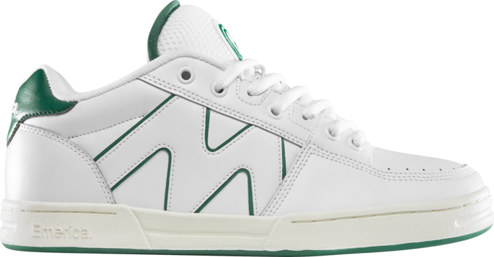 Emerica Mens Og-1 White Green Shoes