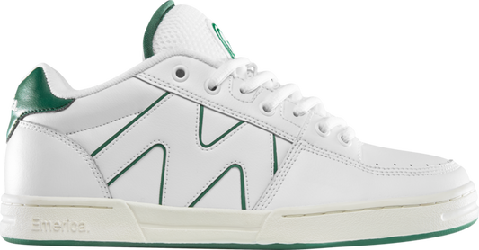 Emerica Mens Og-1 White Green Shoes