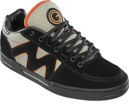 Emerica Mens Og-1 Black Tan Orange Shoes