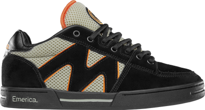 Emerica Mens Og-1 Black Tan Orange Shoes