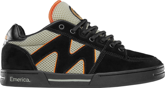 Emerica Mens Og-1 Black Tan Orange Shoes