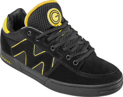 Emerica Mens Og-1 Black Yellow Shoes