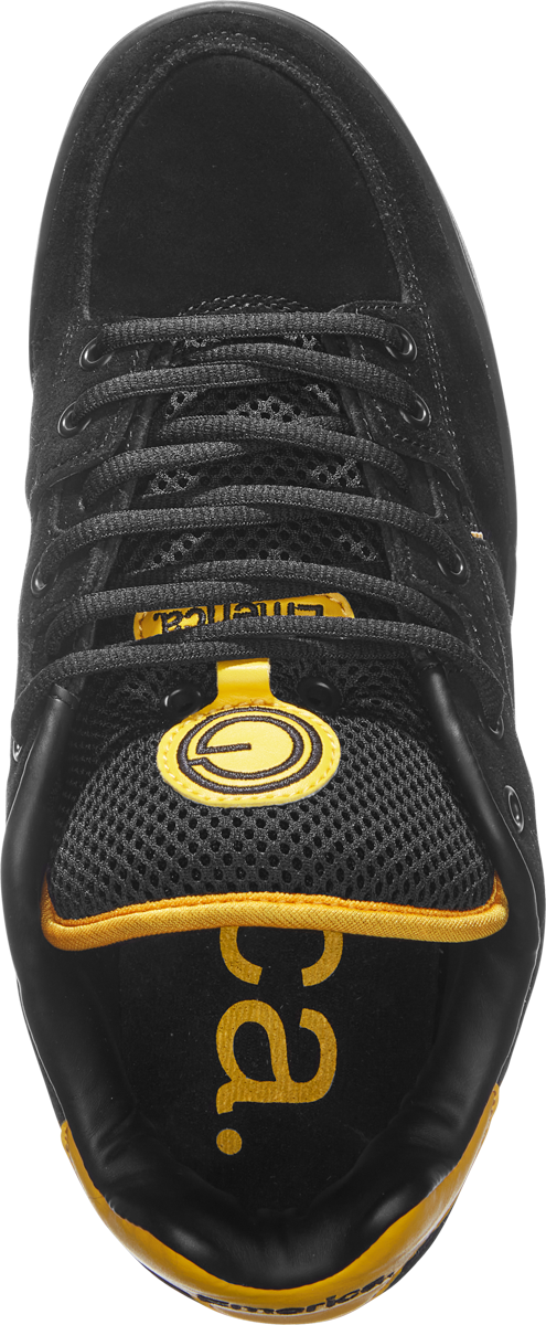 Emerica Mens Og-1 Black Yellow Shoes