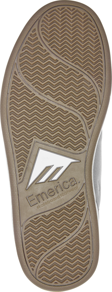 Emerica Mens Heritic Grey Light Grey Shoes