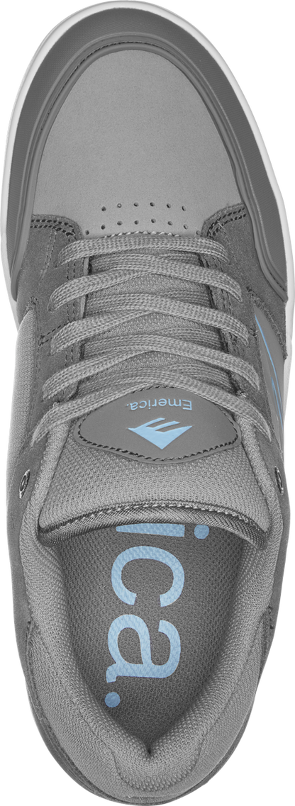 Emerica Mens Heritic Grey Light Grey Shoes