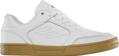 Emerica Mens Heritic White Gum Shoes