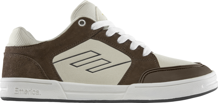 Emerica Mens Heritic Brown Tan Shoes