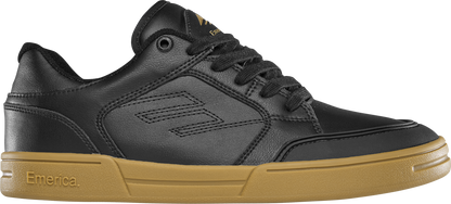 Emerica Mens Heritic Black Gum Shoes