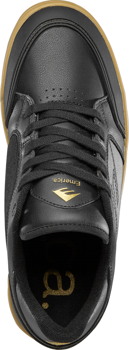Emerica Mens Heritic Black Gum Shoes
