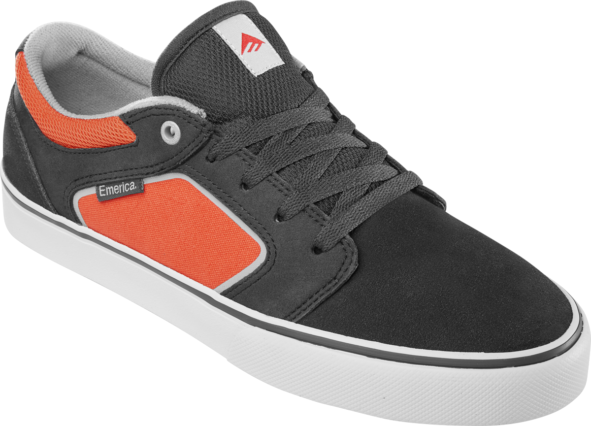 Emerica Mens Cadence Grey Red Shoes