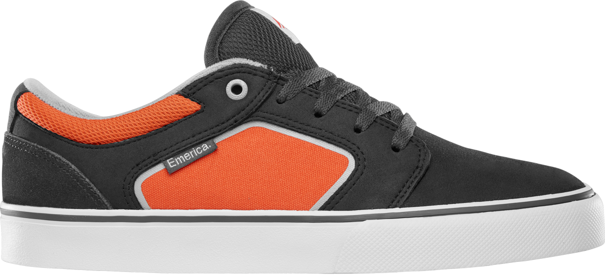 Emerica Mens Cadence Grey Red Shoes