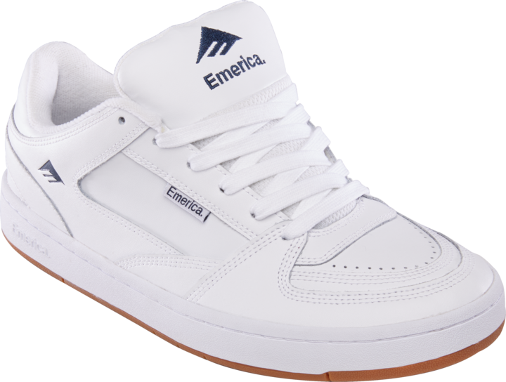 Emerica Mens Mute White Shoes