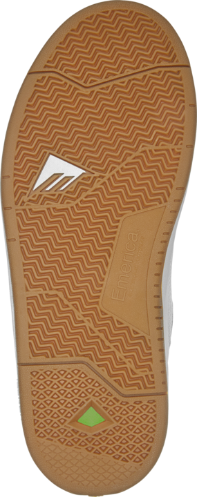 Emerica Mens Mute White Shoes