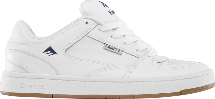 Emerica Mens Mute White Shoes