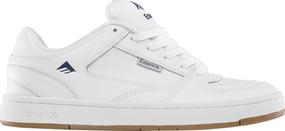 Emerica Mens Mute White Shoes