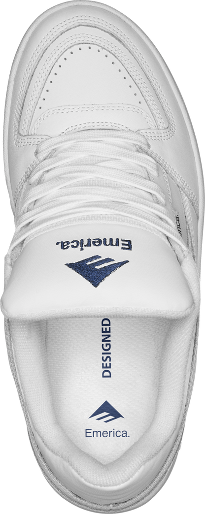 Emerica Mens Mute White Shoes