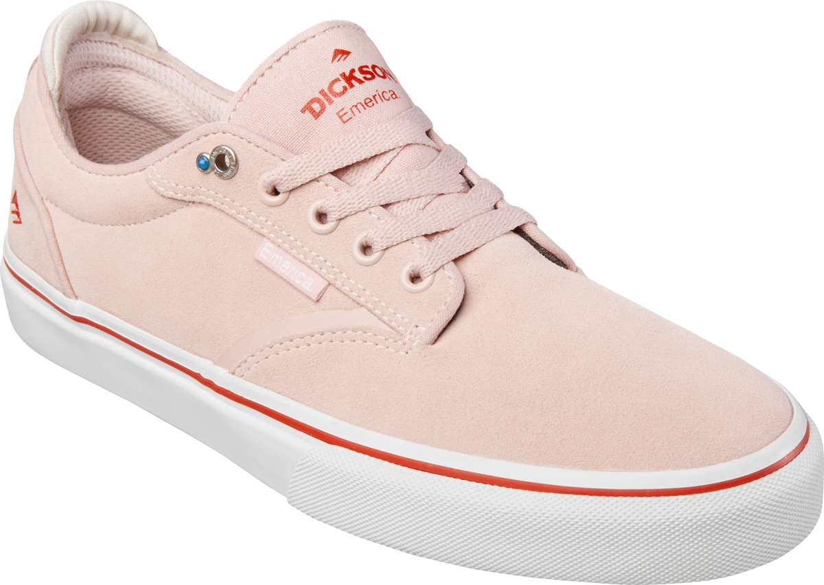 Emerica Mens Dickson Pink Shoes