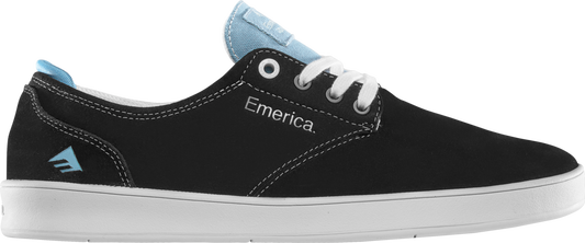 Emerica Mens Romero Laced Black Light Blue Shoes