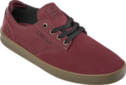 Emerica Mens Romero Laced Burgundy Gum Shoes