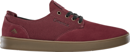 Emerica Mens Romero Laced Burgundy Gum Shoes