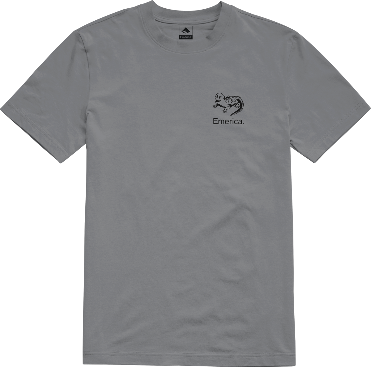 Emerica Mens Spanky Tooth Tee Grey Shoes