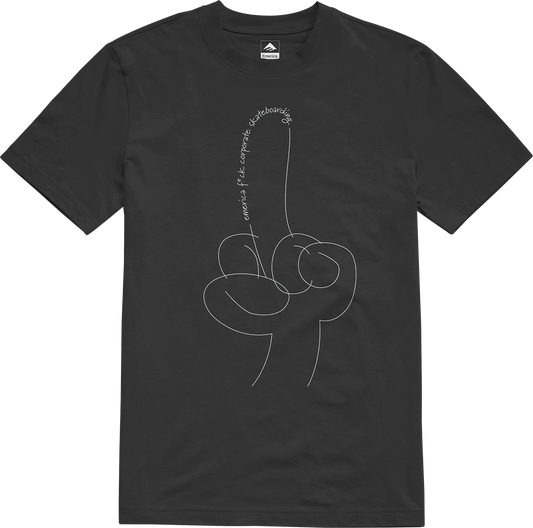 Emerica Mens Eff Corporate Tee Black T-Shirt