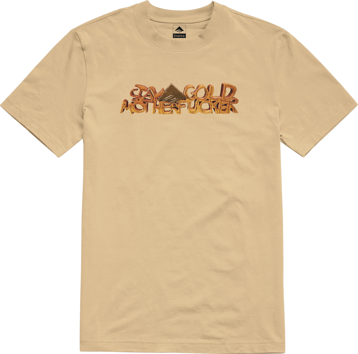 Emerica Mens Sgmf Tee Tan T-Shirt