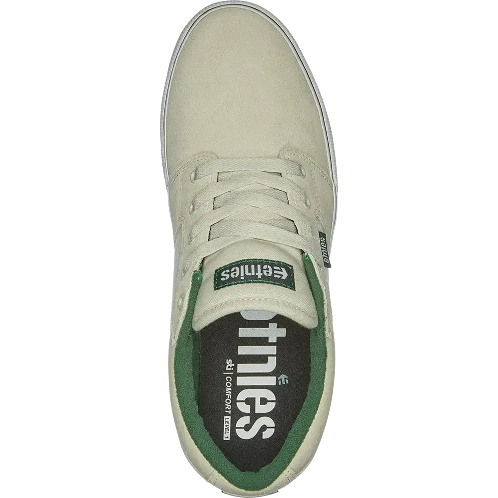 Etnies Men's Barge Ls White/Green/Gum Shoes