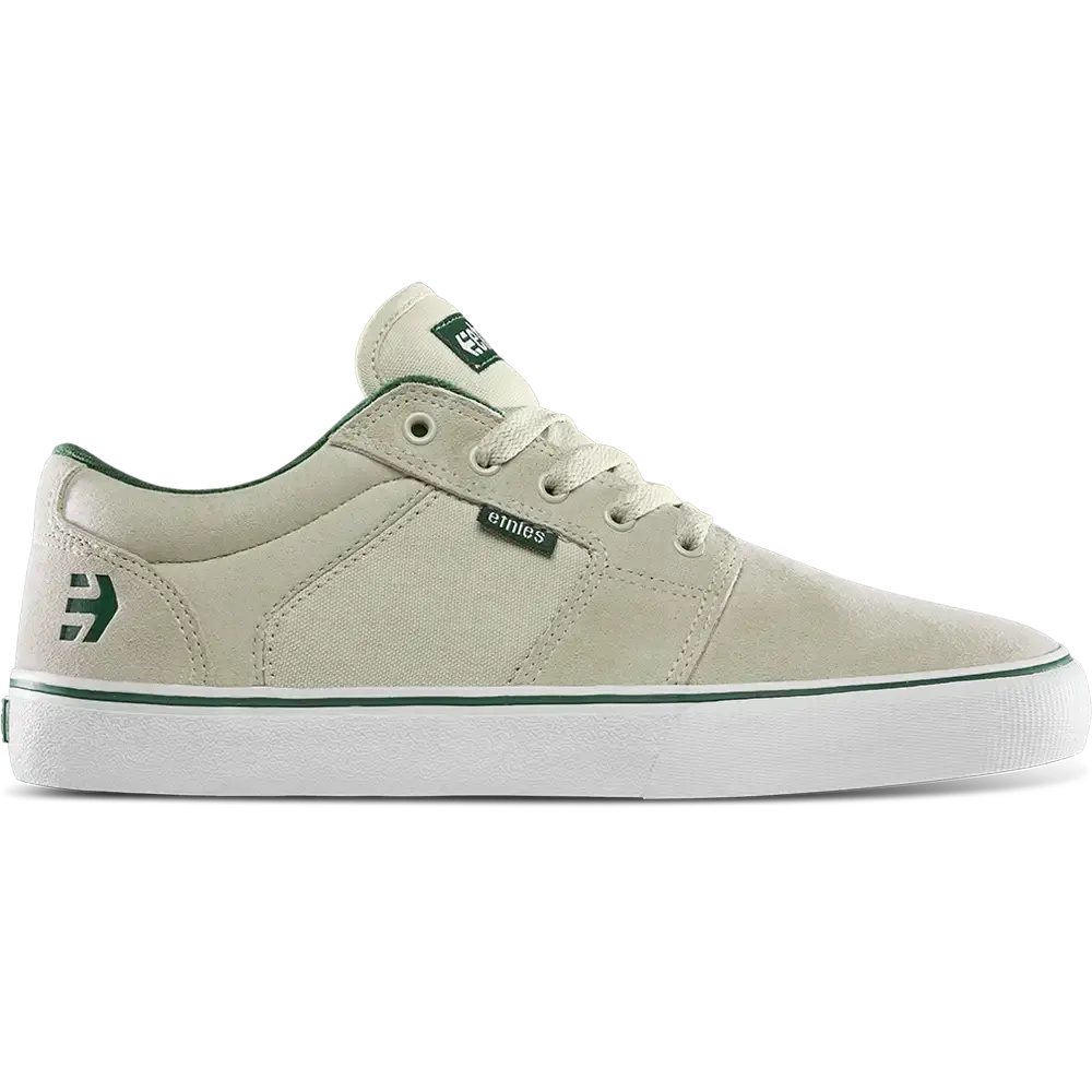 Etnies Men's Barge Ls White/Green/Gum Shoes