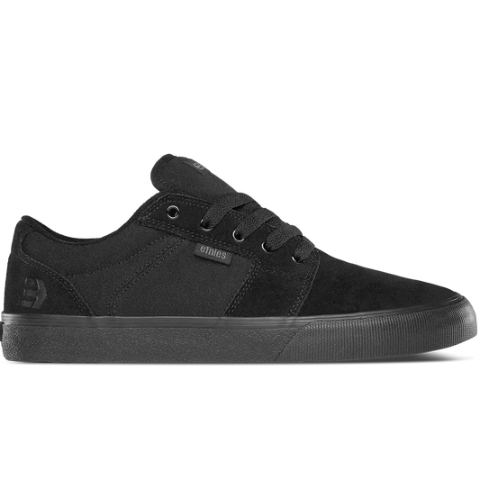 Etnies Mens Barge Ls Black Black Black Shoes