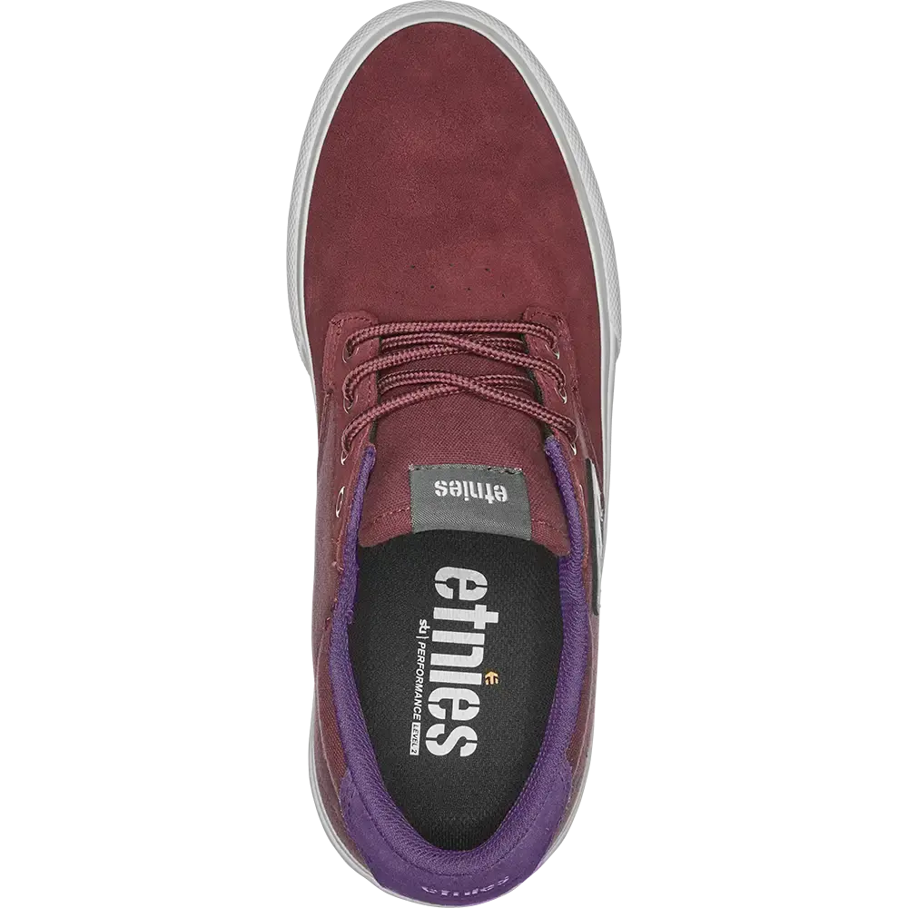 Etnies Men's Barge Plus Burgundy Shoes