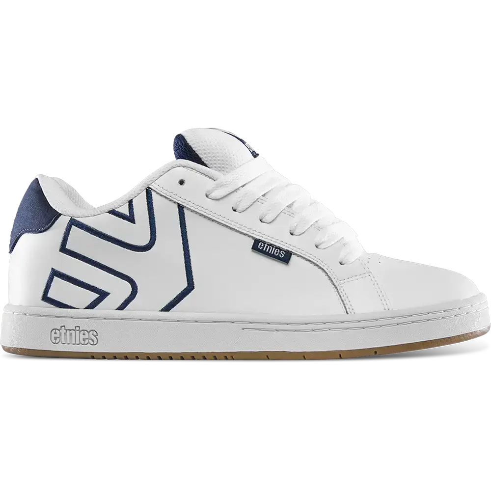Etnies Men's Fader White/White/Navy Shoes