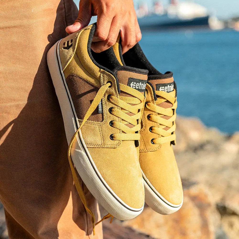 Etnies Mens Barge Ls Black Black Black Shoes