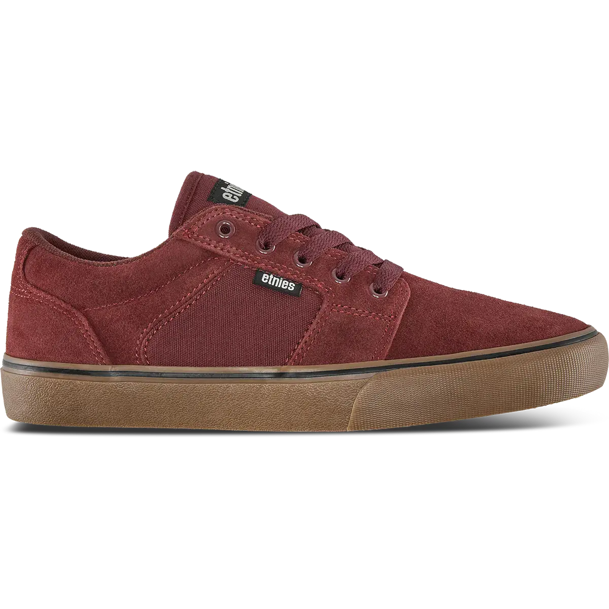 Etnies Men's Barge Ls Burgundy/Gum Shoes
