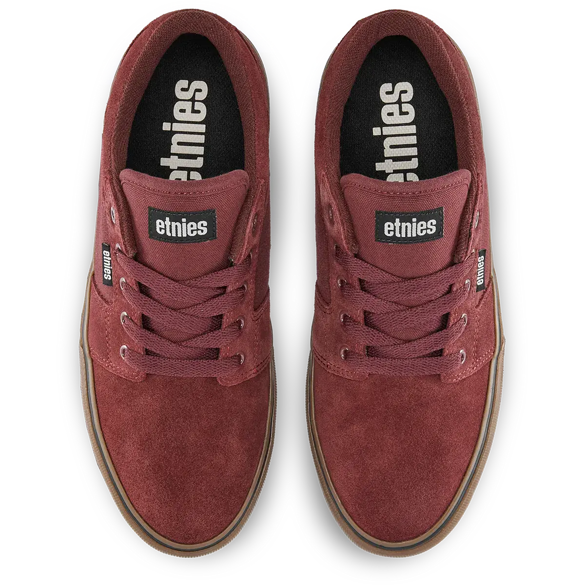 Etnies Men's Barge Ls Burgundy/Gum Shoes