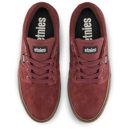 Etnies Men's Barge Ls Burgundy/Gum Shoes