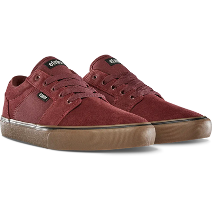 Etnies Men's Barge Ls Burgundy/Gum Shoes