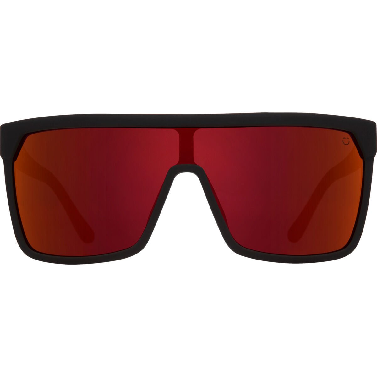 Spy Optics Men's Flynn Soft Black Matte Red Fade Sunglasses